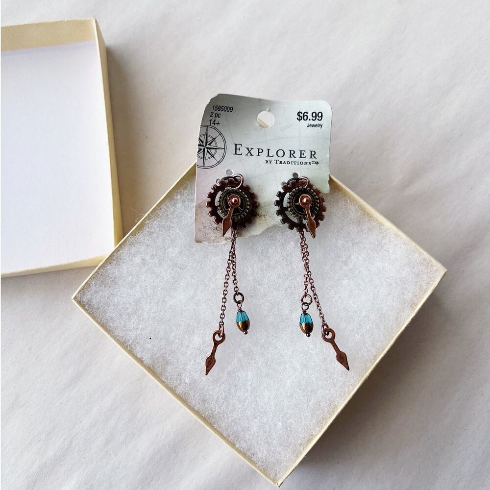 Steampunk Charms for Jewelry Making Crafting Charm Bronze Metal Gears Traditions